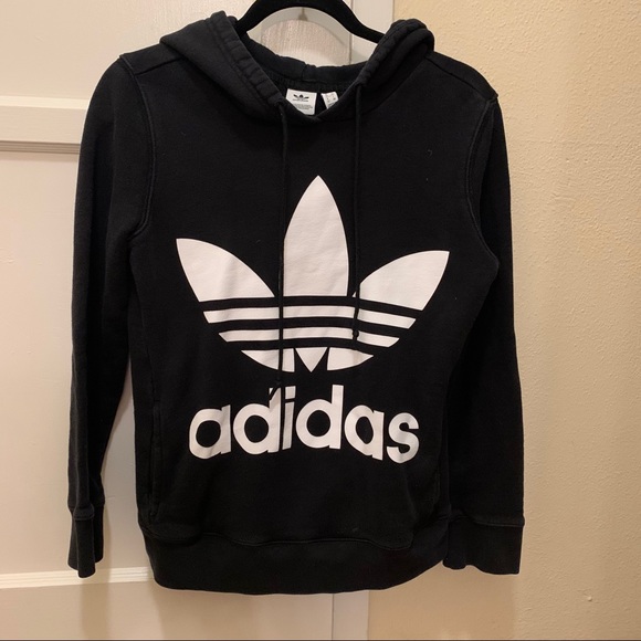 adidas Tops - Adidas trefoil graphic hoodie